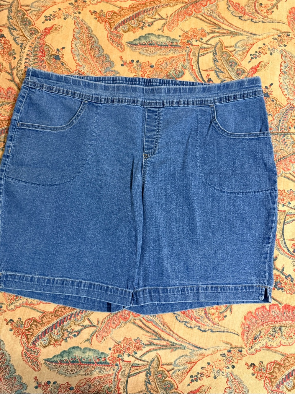 Terra & Sky 2x denim pull on shorts bundle of 3 - Picture 8 of 16